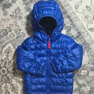 Nordstrom Primary Blue Children's Puffer Coat Size 2